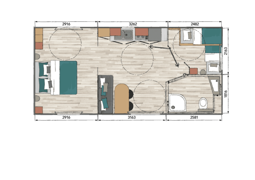 Mobil-home LOUISIANE VACANCES PMR - 4