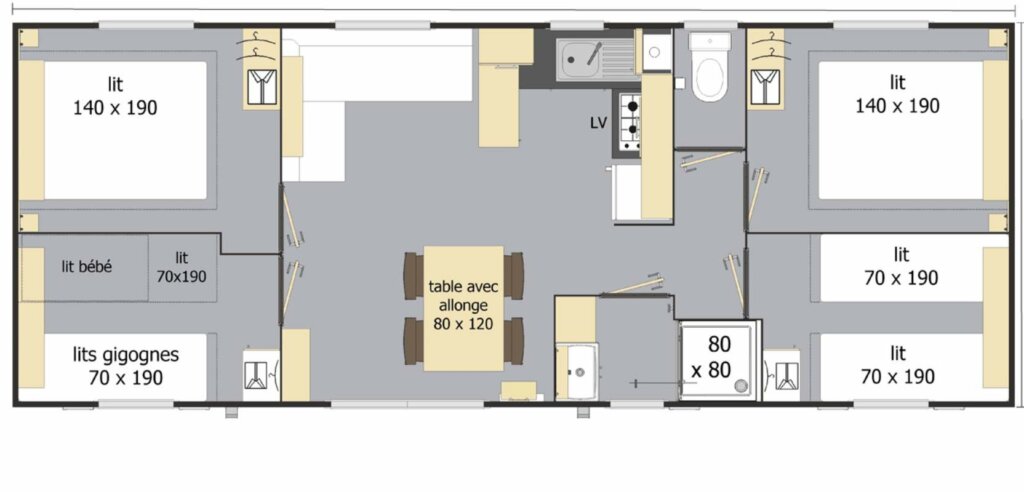 Mobil-home RAPIDHOME LODGE 104 - 10